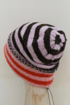 YANYAN KNITS 2025 Fall/Winter Collection - Brimless Knit Hat (YYK-YYW23-1552-PIN, Two-tone Pink)